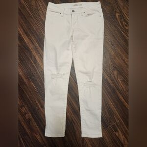 Levi's 711 Skinny Jeans White Sz 26